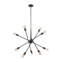 Delphine 10 Chandelier Oil Rubbed Bronze