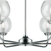 Emory 6 Chandelier Polished Chrome