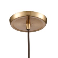 This pendant from the Handformed glass collection features a rippling silhouette of thick champagneplated handformed glass with Satin Brass hardwareWARNING This product can expose you to chemicals including lead and lead compounds which is known to the St