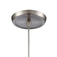 Villiska 1 Pendant Satin Nickel