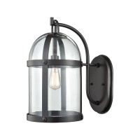 Hunley 1 Outdoor Sconce Oil Rubbed Bronze