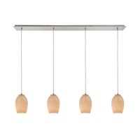 Villiska 4 Pendant Satin Nickel