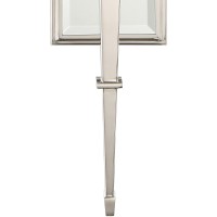 Crystorama Clifton 1 Light Polished Nickel Sconce