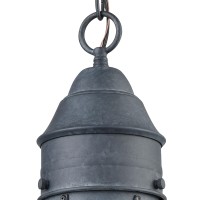 Onion 1 Outdoor Pendant Aged Zinc