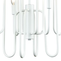 Decatur 8 Chandelier Matte White