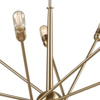 Delphine 14 Chandelier Satin Brass