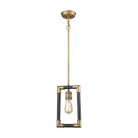 Lisbon 1 Pendant Classic Brass/Oil Rubbed Bronze