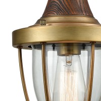 Sturgis 1 Pendant Brushed Antique Brass