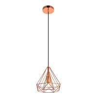 Jago Collection Pendant D9.8 H9.8 Lt:1 Copper Finish