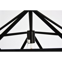 Redmond Collection Pendant D19.7 H22.6 Lt:1 Black Finish