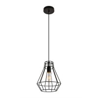 Jago Collection Pendant D9.1 H12.3 Lt:1 Black Finish