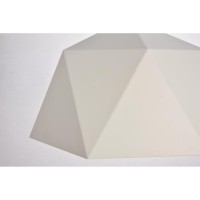 Arden Collection Pendant D17.7 H11.4 Lt:1 Frosted White And Gold Finish