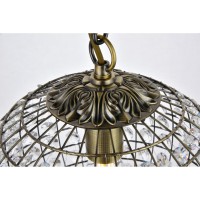 Earlene 1 Light 12 Inch Antique Bronze Pendant