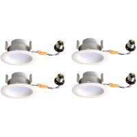 4 Inch Retrofit, 2700K, 100, Cri90, Es, Ul, 9W, 60W Equivalent, 50000Hrs, Lm540, Dimmable, Input Voltage 120V 4 Pack