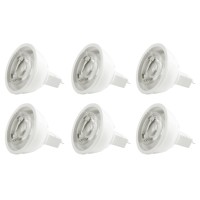 Led Mr16 Light Bulb Gu5.3 6.5W 12V Lm500 3000K Dim 40, Cri80, Etl, 25000Hrs, Lm500, Dimmable