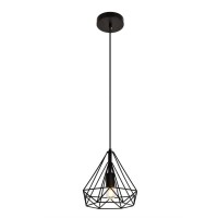 Jago Collection Pendant D9.8 H9.8 Lt:1 Black Finish