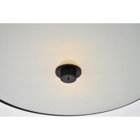 Hazen 2 Light 12 Inch Flat Black Flush Mount