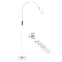 Syrinx Floor Lamp, Floor Led Lampled Light Lampremote Control & Touchadjustable Flexible Gooseneck (White)