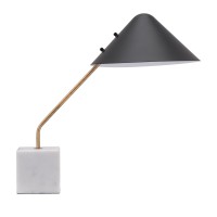 Pike Table Lamp Black And White