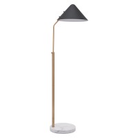 Pike Floor Lamp Black And White