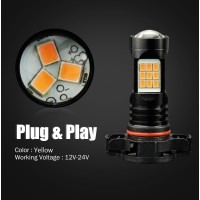 Jdm Astar Bright Amber Px Chips 5202 5201 Led Fog Light Bulbs