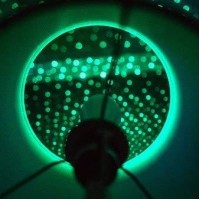 Blisslights Blissbulb - Laser Star Projector, Galaxy Lighting For Party, Holidays, Night Lights, Patios (Indoor/Outdoor, Standard E26 Base) - Green