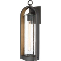 Minka Lavery Outdoor Wall Light 72453-143C Kamstra Exterior Wall Lantern, 1-Light 60 Watts, Oil Rubbed Bronze