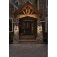 Minka Lavery Outdoor Wall Light 72453-143C Kamstra Exterior Wall Lantern, 1-Light 60 Watts, Oil Rubbed Bronze