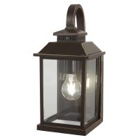 Minka Lavery Outdoor Wall Light 72591-143C Miner'S Loft Exterior Wall Lantern, 1-Light 100 Watts, Oil Rubbed Bronze