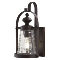 Minka Lavery Outdoor Wall Light 72621-615B Sycamore Trail Exterior Wall Lantern, 1-Light 60 Watts, Bronze