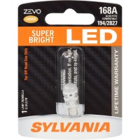 Sylvania - 168 T10 W5W Zevo Led Amber Bulb - Bright Led Bulb, Ideal For Interior Lighting (Contains 1 Bulb)