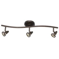 Cal Lighting Sl-808-3-Ru Contemporary Modern Led Pendant From Serpentine Collection In Bronze / Dark Finish, 24.75 Inches