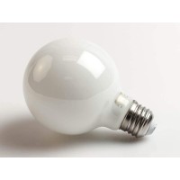 Bulbrite Dimmable 7W 2700K G25 Filament Led Bulb, Enclosed And Wet Rated