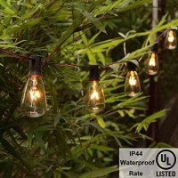 Zhongxin 20Ft Outdoor Patio String Lights With 21 St35 Edison Bulbs(1 Extra), Ul Listed For Indoor/Outdoor Decor, Perfect For Garden, Backyard, Pergola, Patio, Party, Cafe, Bistro, Wedding Ͽ