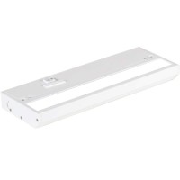 Nsl Led Under Cabinet Lighting Dimmable Hardwired Or Plugged-In Installation - 3 Color Temperature Slide Switch - Warm White (2700K), Soft White (3000K), Cool White (4000K) - 9 Inch White Finish