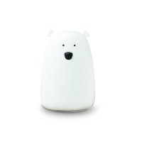 Innerest Baby Children Night Light Nursery Breastfeeding Mood Lamp Touch Control Usb Charge Battery Bear White Big Bear