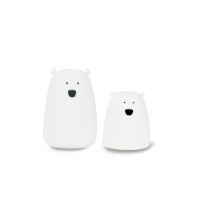 Innerest Baby Children Night Light Nursery Breastfeeding Mood Lamp Touch Control Usb Charge Battery Bear White Big Bear