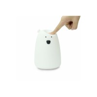 Innerest Baby Children Night Light Nursery Breastfeeding Mood Lamp Touch Control Usb Charge Battery Bear White Big Bear