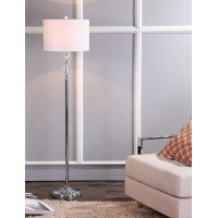 Jonathan Y Jyl2028A Aubrey 595 Crystalmetal Led Floor Lamp Contemporaryglamtransitional For Bedrooms Living Room Office