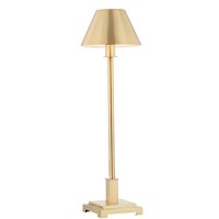 Jonathan Y Jyl6006B Roxy 26 Metal Shade Led Table Lamp Contemporary Modern Bedside Desk Nightstand Lamp For Bedroom Living Room Office College Bookcase Led Bulb Included, Brushed Brass Gold