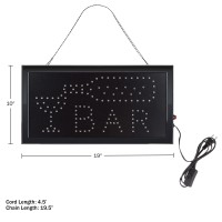 Led Bar Sign Neon Electric Display Sign With Animation And Energy Efficient Leds For Homes Businesses And Events By Lavish H