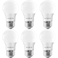 Luxrite A15 Led Bulb 40W Equivalent, 7W, 3000K (Soft White), 600 Lumens, Enclosed Fixture Rated, Dimmable Ceiling Fan Light Bulbs, E26 Medium Base, Ul Listed - Indoor And Outdoor (6 Pack)