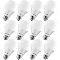 Luxrite A19 Led Light Bulb 60W Equivalent, 4000K Cool White Dimmable, 800 Lumens, Standard Led Bulb 9W, E26 Base, Energy Star, Enclosed Fixture Rated, Perfect For Lamps And Home Lighting (12 Pack)