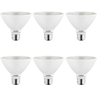 Sunlite 40979-Su Led Par30 Short Neck Flood Light Bulb, 9 Watt, (75W Equivalent), 750 Lumens, Medium Screw (E26) Base, Dimmable, Etl Listed, Energy Star, 2700K Warm White, 6 Count