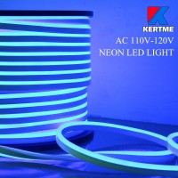 Kertme Neon Led Type Ac 110-120V Led Neon Light Strip, Flexible/Waterproof/Dimmable/Multi-Modes Led Rope Light + 23 Keys Remote For Home/Garden/Building Decoration (16.4Ft/5M, Pink)