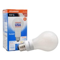 Sylvania 100 Watt Equivalent, A21 Led Light Bulb, Dimmable, Daylight Color 5000K, Made In The Usa With Us And Global Parts, 1 Pack