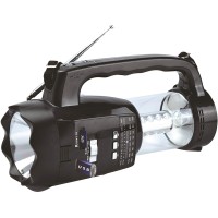 Supersonic 20 Led 3-Way Emergency Radio/Flashlight/Lantern, Emeregency Radios - Black (Sc-1093)