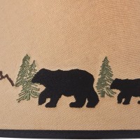 Park Designs Black Bear Embroidered Shade 10