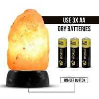 Himalayan Glow Battery Operated Led Multicolor Salt Lamp