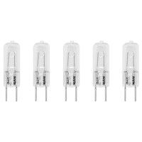 Anyray 5-Bulbs G8 100W 100-Watt Halogen Bi-Pin Light Bulb, Jcd Type 120 Volt, G8 Base